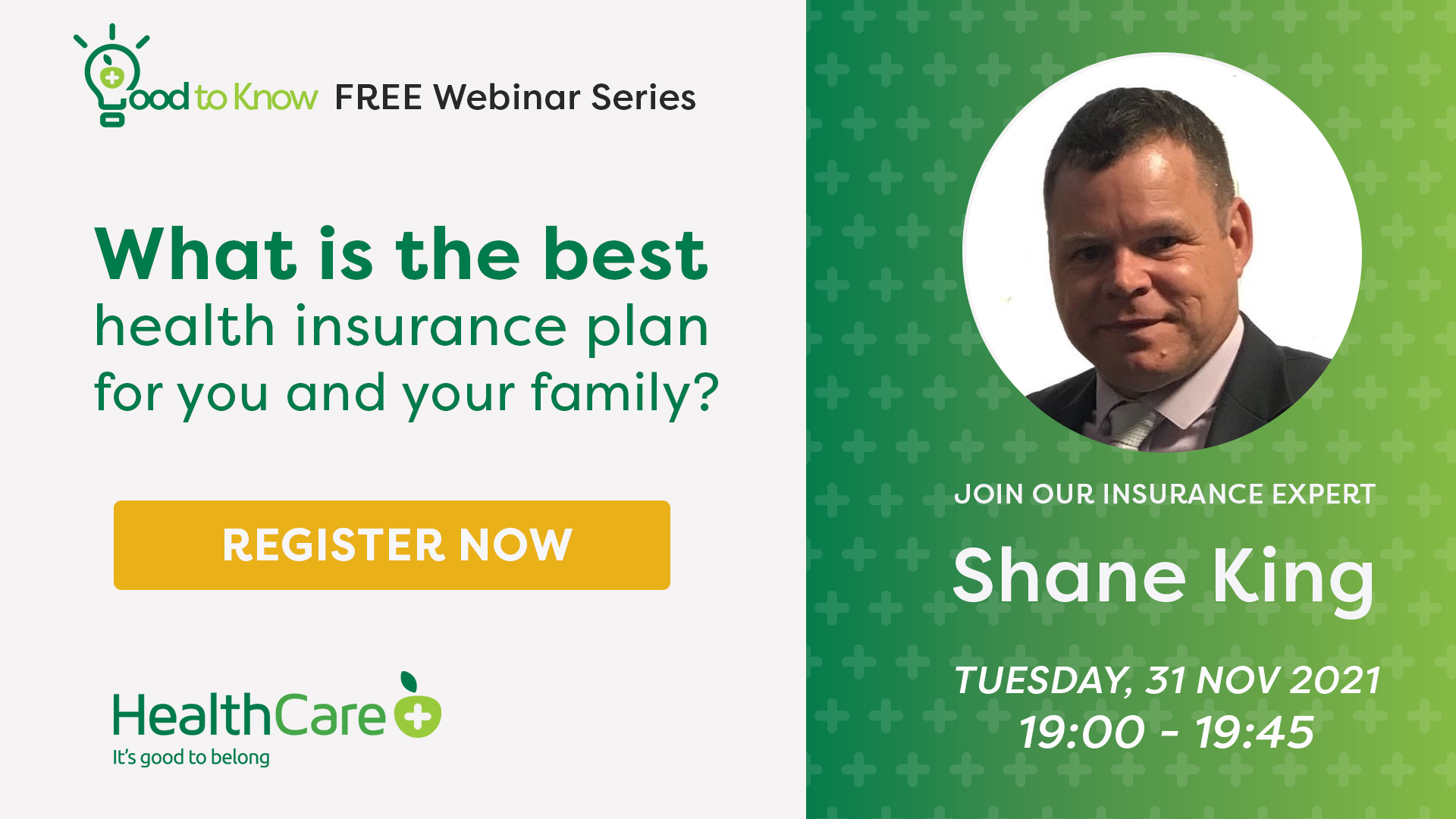 Fb webinar advert - Shane